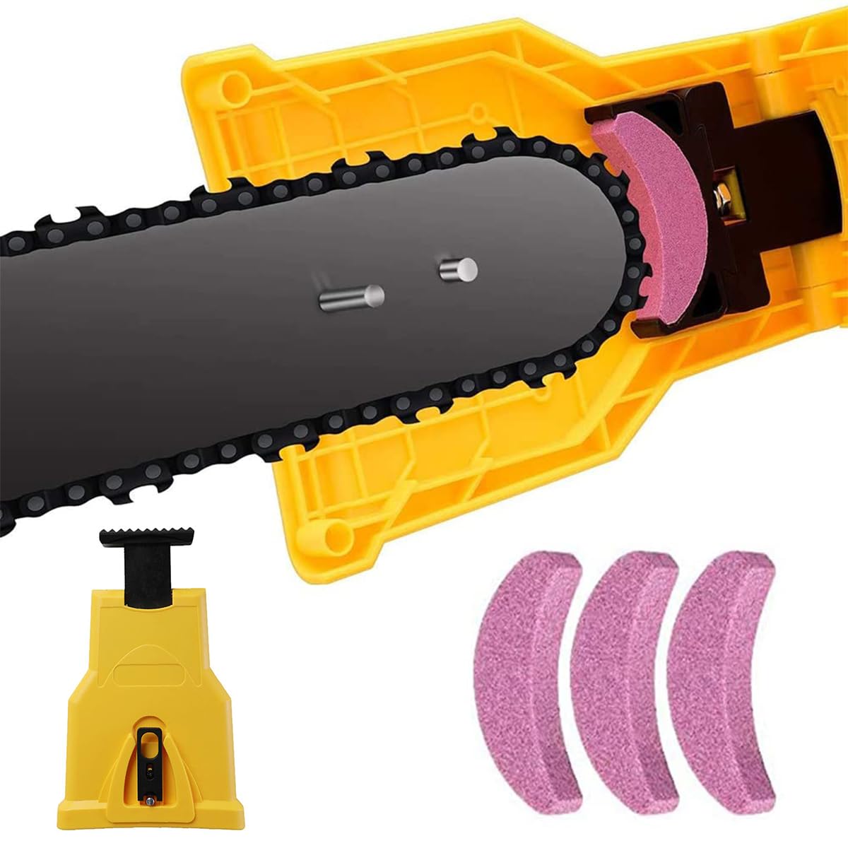 Serplex Sharpener for Chainsaw Manual File Easy Chainsaw Teeth Sharpener Tool Universal Chainsaw Blade Sharpener for 14 Serplex Sharpener for Chainsaw Manual File Easy Chainsaw Teeth Sharpener Tool Universal Chainsaw Blade Sharpener for 14